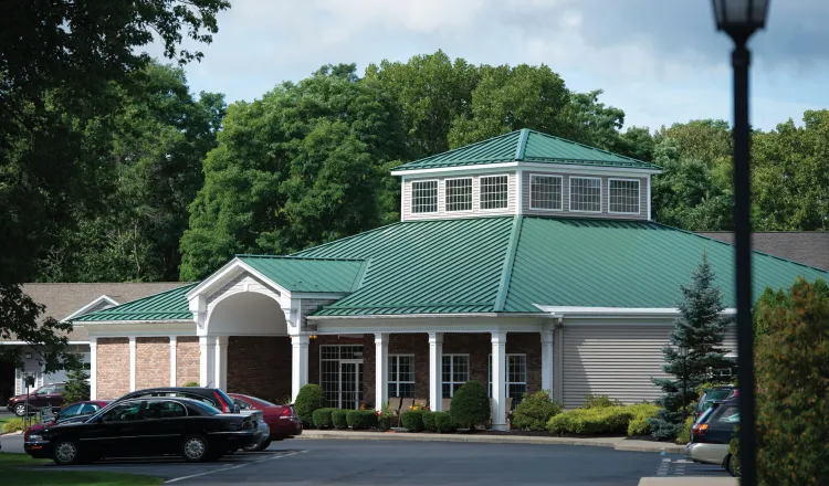 Exterior shot of Kingsway Village Apartments entrance