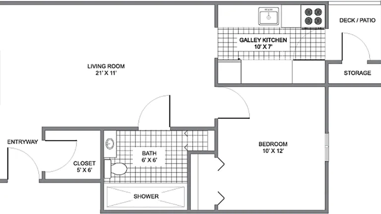 Kingsway Court apartment floor plan