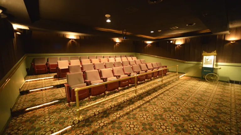 The movie theater at Kingsway Village
