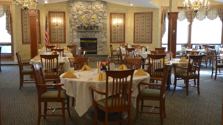 The Fireside Dining Room at Parkland Garden