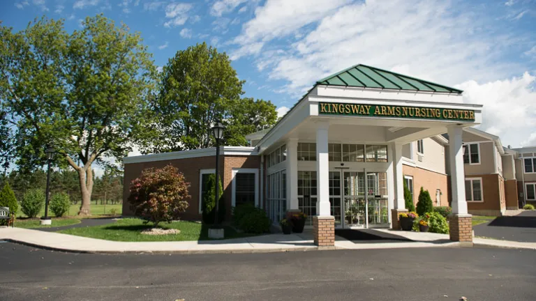 Kingsway Arms Nursing Center front building facade