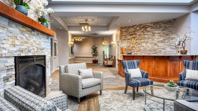 Lobby at Kingsway Village Apartments
