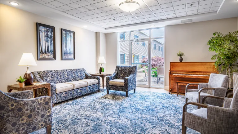 Kingsway Manor Memory Care Center Courtyard Lounge