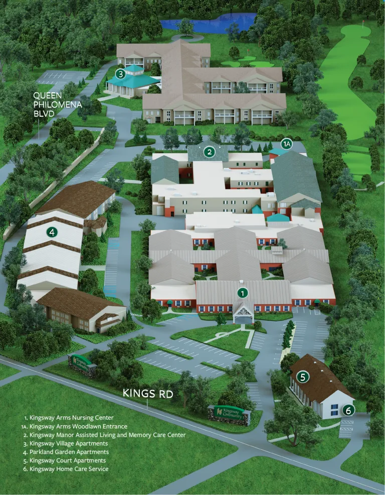 Map of Kingsway campus