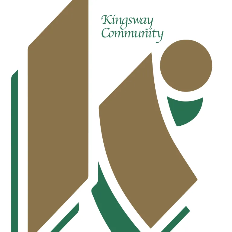 Thumbnail for the Kingsway overview brochure, featuring a large stylized lowercase letter K on the cover. 