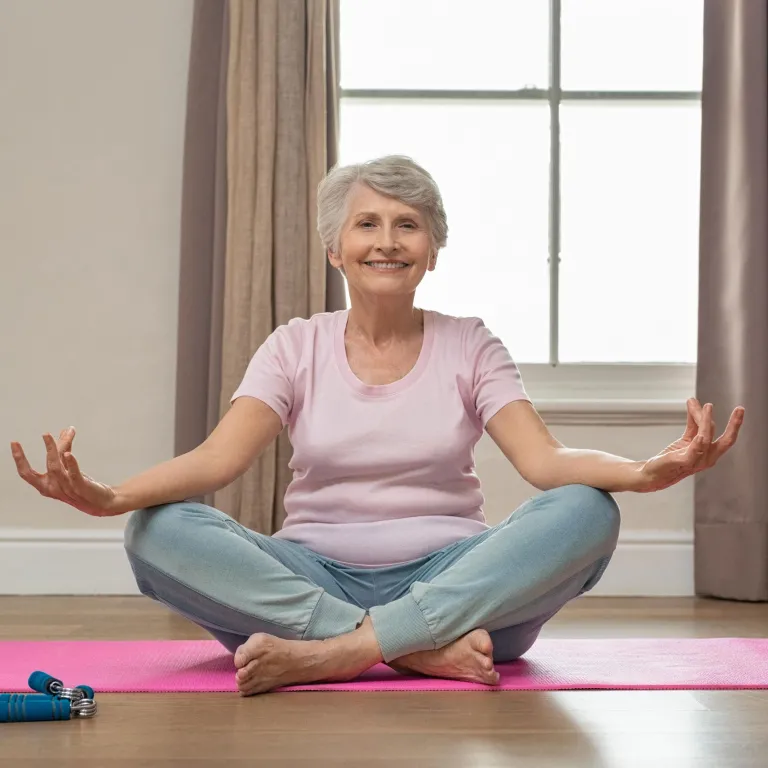 Woman doing yoga