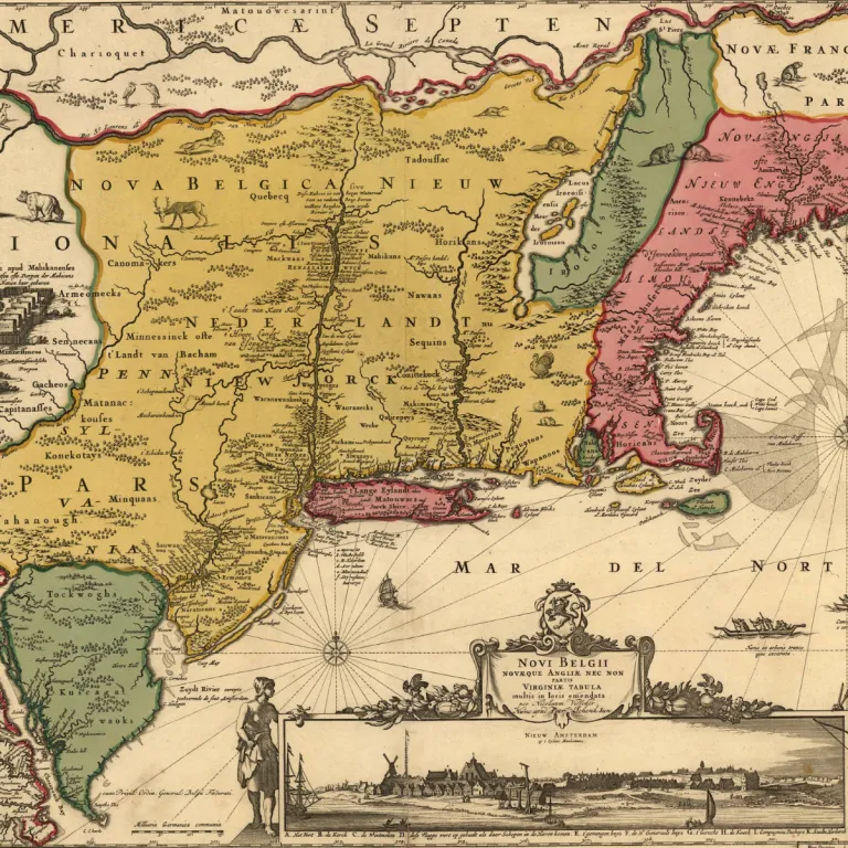 Pre-colonial map of North America